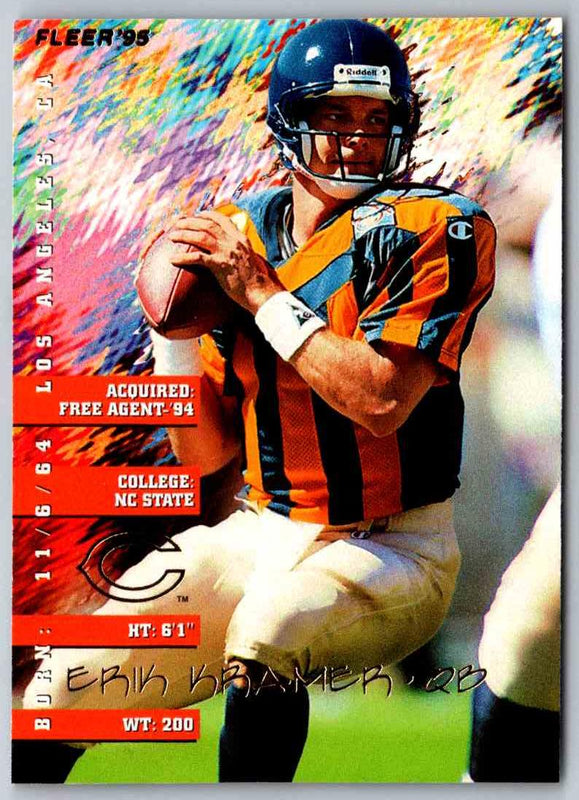 1995 Fleer Erik Kramer #57