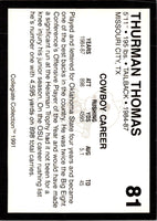 1997 OK State Thurman Thomas #81