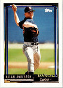 1992 Topps Gold Winners Allan Anderson