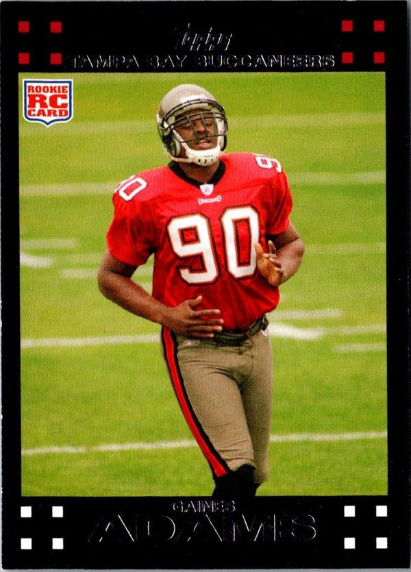 2007 Topps Gaines Adams #351 Rookie