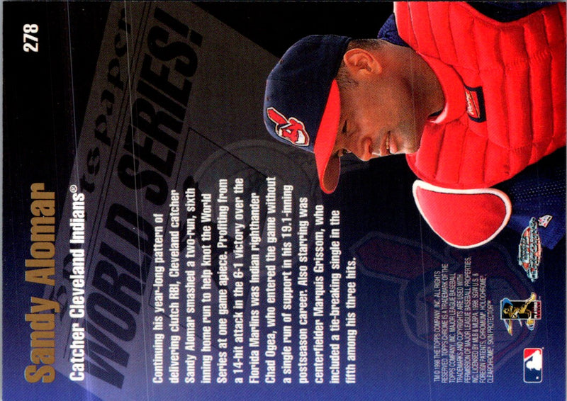 1998 Topps Sandy Alomar Jr.