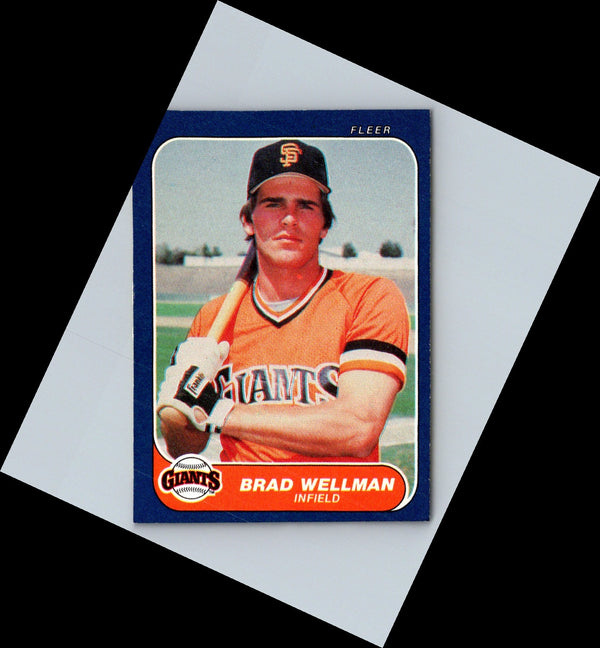 1986 Fleer Brad Wellman #553