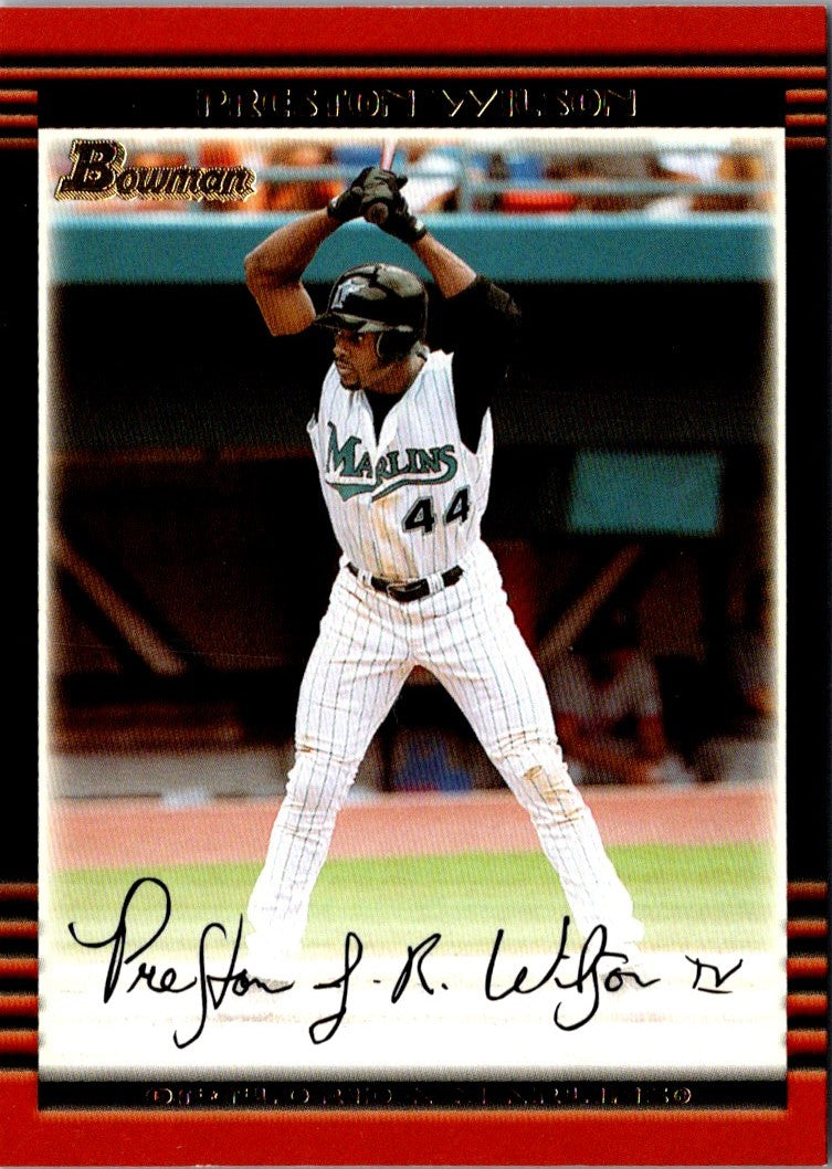 2002 Bowman Preston Wilson