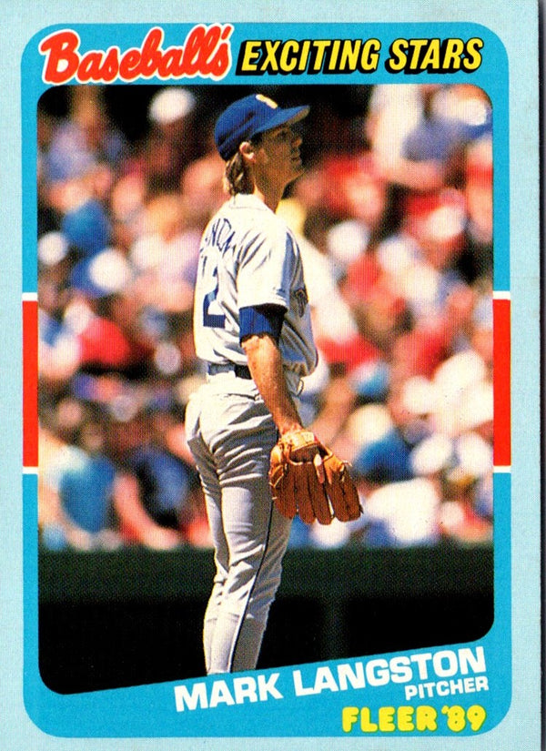 1989 Fleer Exciting Stars Mark Langston #29