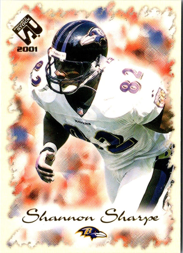 2001 Pacific Private Stock Shannon Sharpe #9