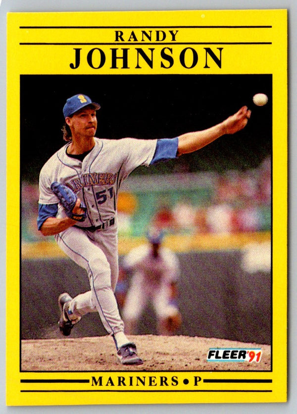1991 Fleer Randy Johnson #455