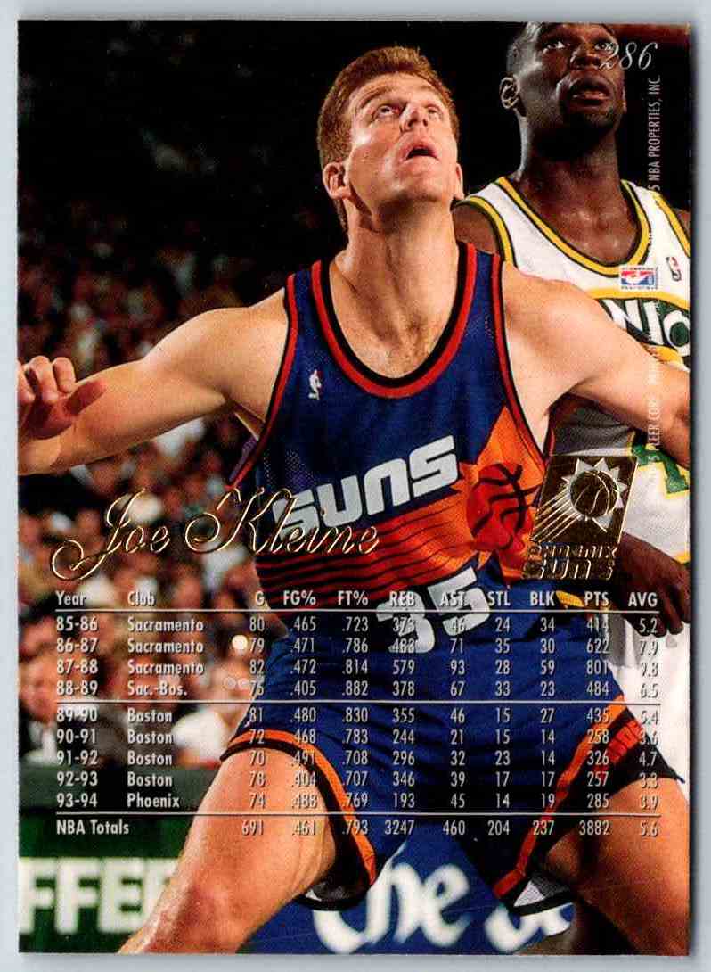 1994 Flair Joe Kleine