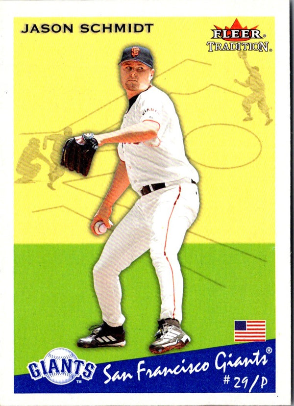 2002 Fleer Tradition Update Jason Schmidt #U248