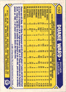 1987 O-Pee-Chee Duane Ward