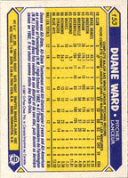 1987 O-Pee-Chee Duane Ward #153 Rookie