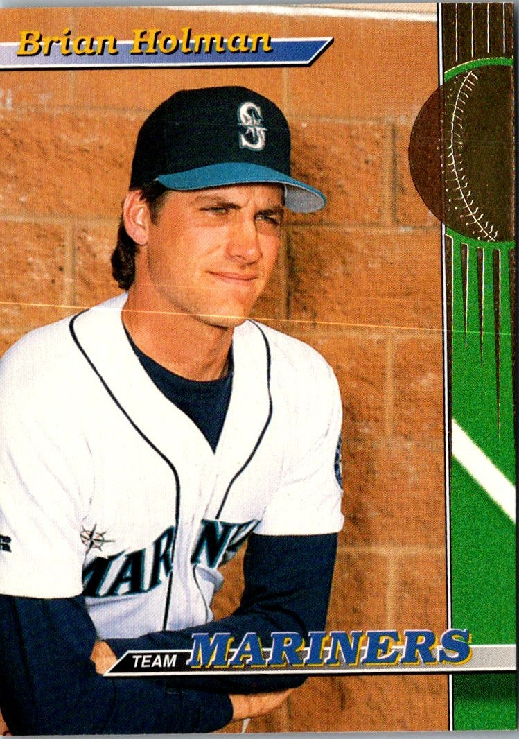 1993 Stadium Club Seattle Mariners Brian Holman