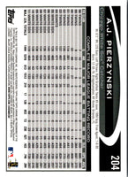 2012 Topps Chrome A.J. Pierzynski #204