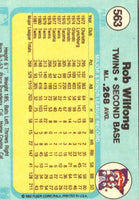1982 Fleer Rob Wilfong #563
