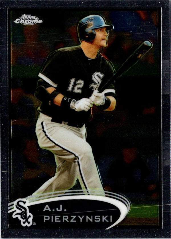 2012 Topps Chrome A.J. Pierzynski #204