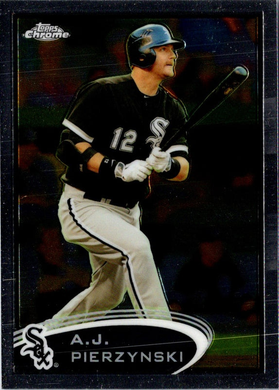 2012 Topps Chrome A.J. Pierzynski #204