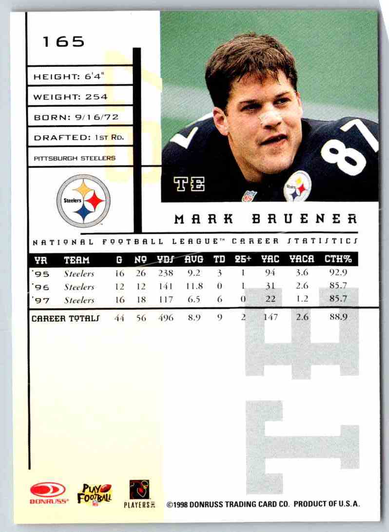 1998 Leaf Rookies And Stars Mark Bruener