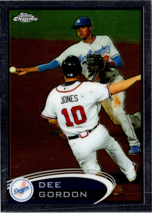 2012 Topps Chrome Dee Gordon #136