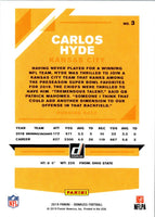 2019 Donruss Carlos Hyde #3
