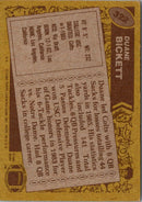 1986 Topps Duane Bickett