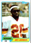 1981 Topps Joe Lavender