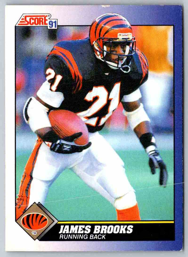 1991 Score James Brooks #21