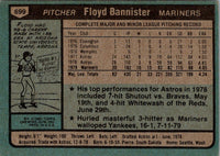 1980 Topps Floyd Bannister #699