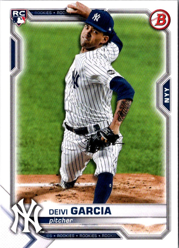 2021 Bowman Deivi Garcia #72 Rookie