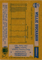 1982 Topps Willie Buchanon #227