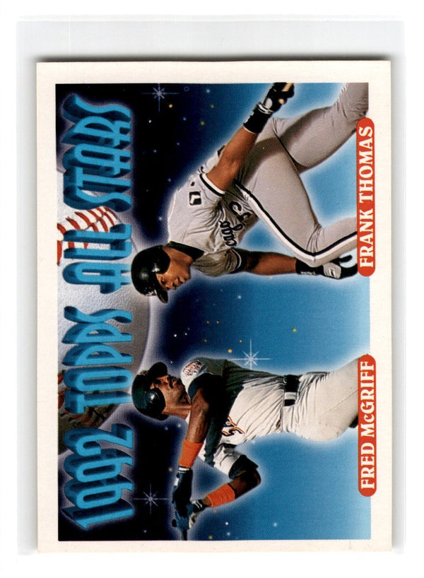 1993 Topps Fred McGriff/Frank Thomas #401