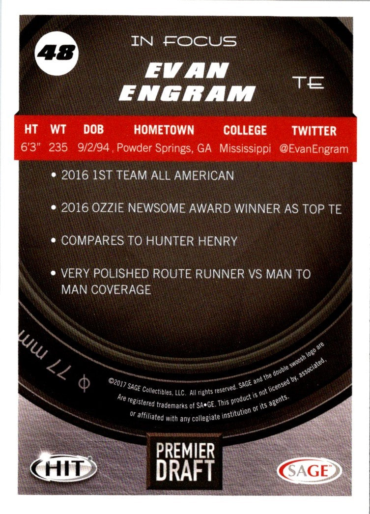 2017 SAGE HIT Evan Engram
