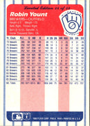 1986 Fleer League Leaders Robin Yount