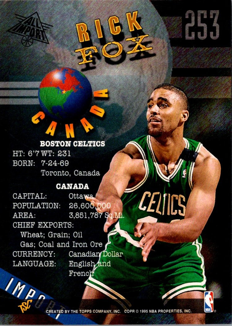 1994 Stadium Club Rick Fox