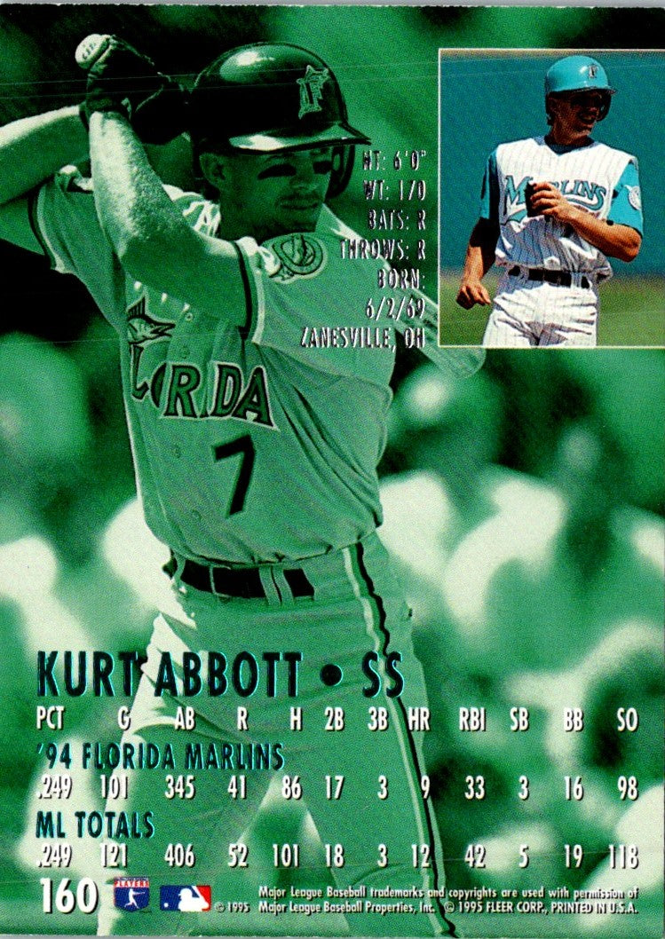 1995 Ultra Gold Medallion Kurt Abbott