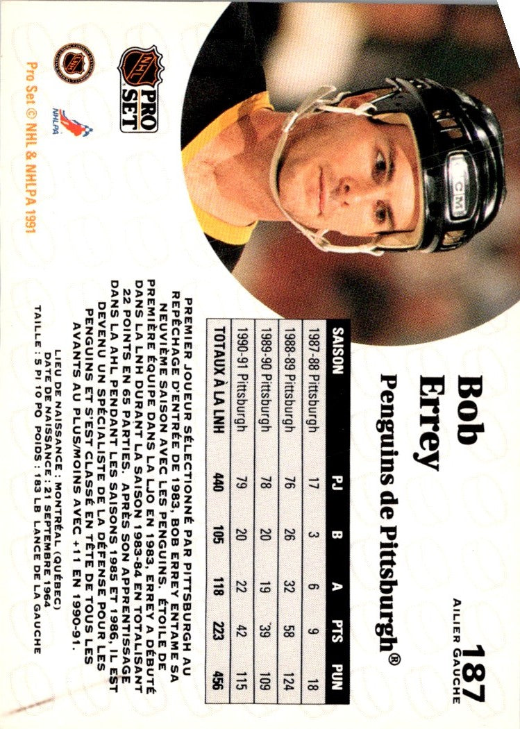 1991 Pro Set Bob Errey