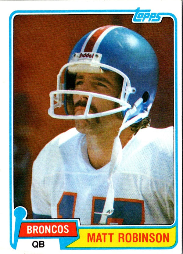 1981 Topps Matt Robinson #223