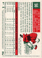 2008 Topps Heritage Jeff Francis #56