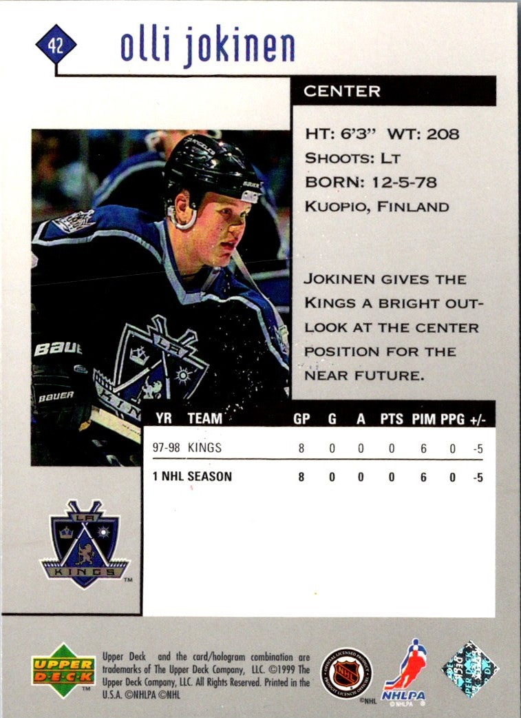 1998 Upper Deck Black Diamond Olli Jokinen