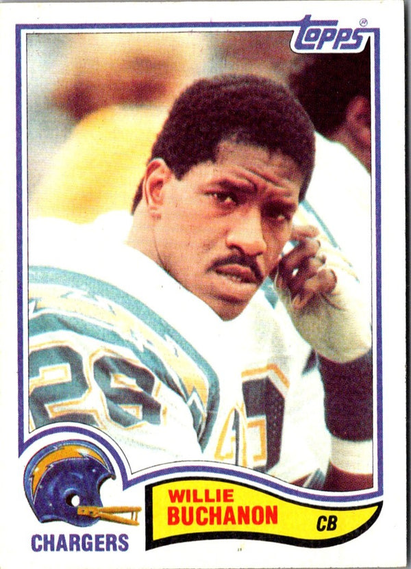 1982 Topps Willie Buchanon #227