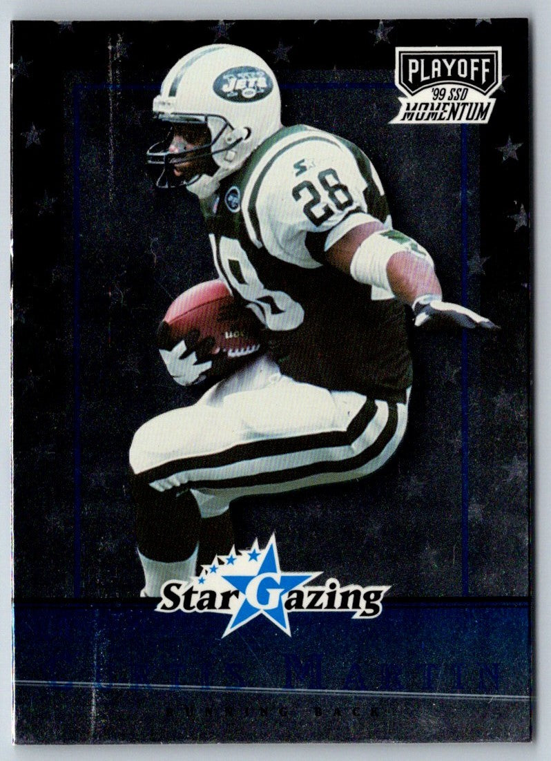 1999 Playoff Momentum SSD Star Gazing Curtis Martin