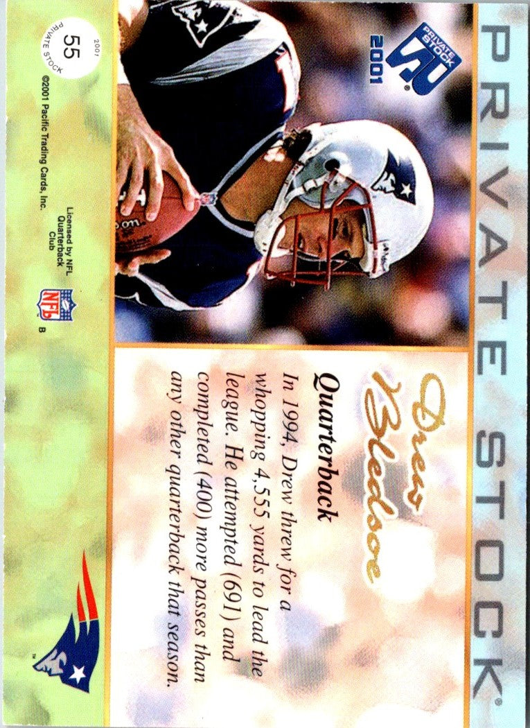 2001 Pacific Private Stock Drew Bledsoe