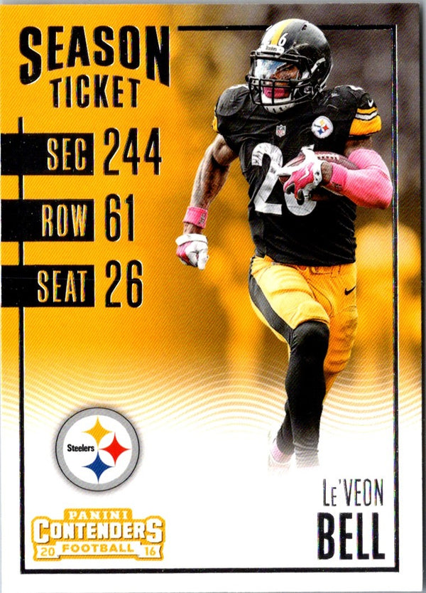 2016 Panini Absolute Le'Veon Bell #16