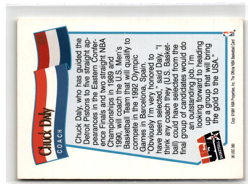 1991 Hoops Chuck Daly