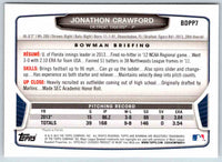 2013 Bowman Jonathon Crawford #BDPP7