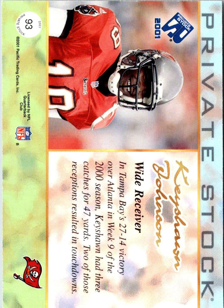 2001 Pacific Private Stock Keyshawn Johnson