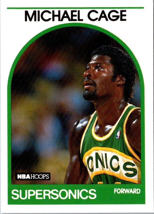 1990 Hoops 100 Superstars Michael Cage #92