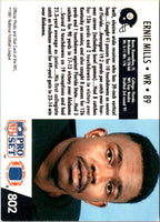 1991 Pro Set Ernie Mills #802 Rookie
