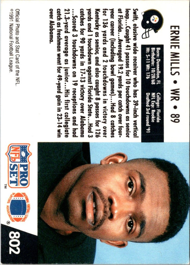 1991 Pro Set Ernie Mills