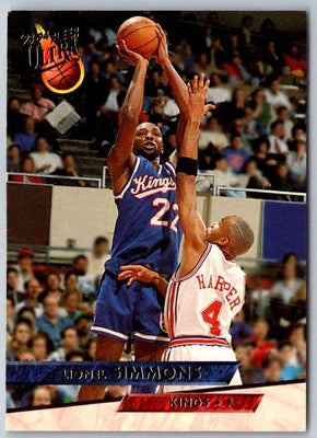 1992 Fleer Ultra Lionel Simmons #163