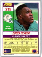 1990 Score Louis Oliver #215