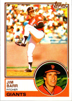 1983 Topps Jim Barr #133